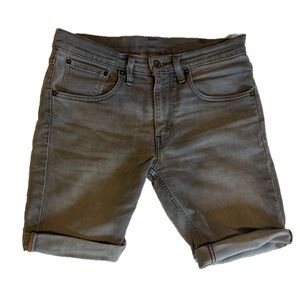 Levi’s 511 Vintage Y2K Cut-Off Shorts – Gray Denim – Size W31